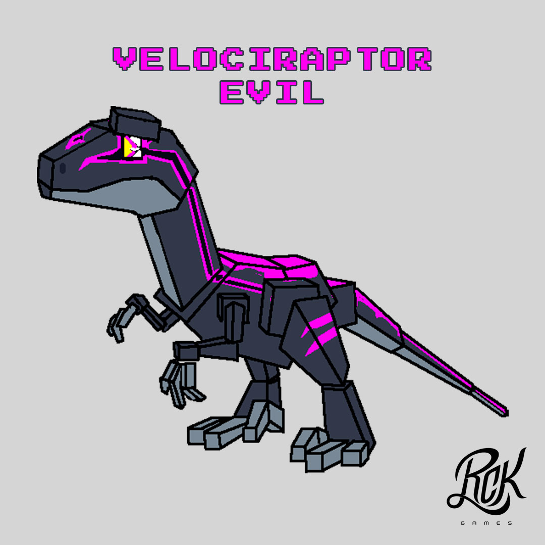 rckgames's tweet photo. “Velociraptor Evil” es el nuevo skin mostrando el lado malvado del Velociraptor.  #Roblox #Conceptart #Dinosaurios #Diseñodepersonajes #Diseño3D #videogames https://t.co/mpg1TrLH38