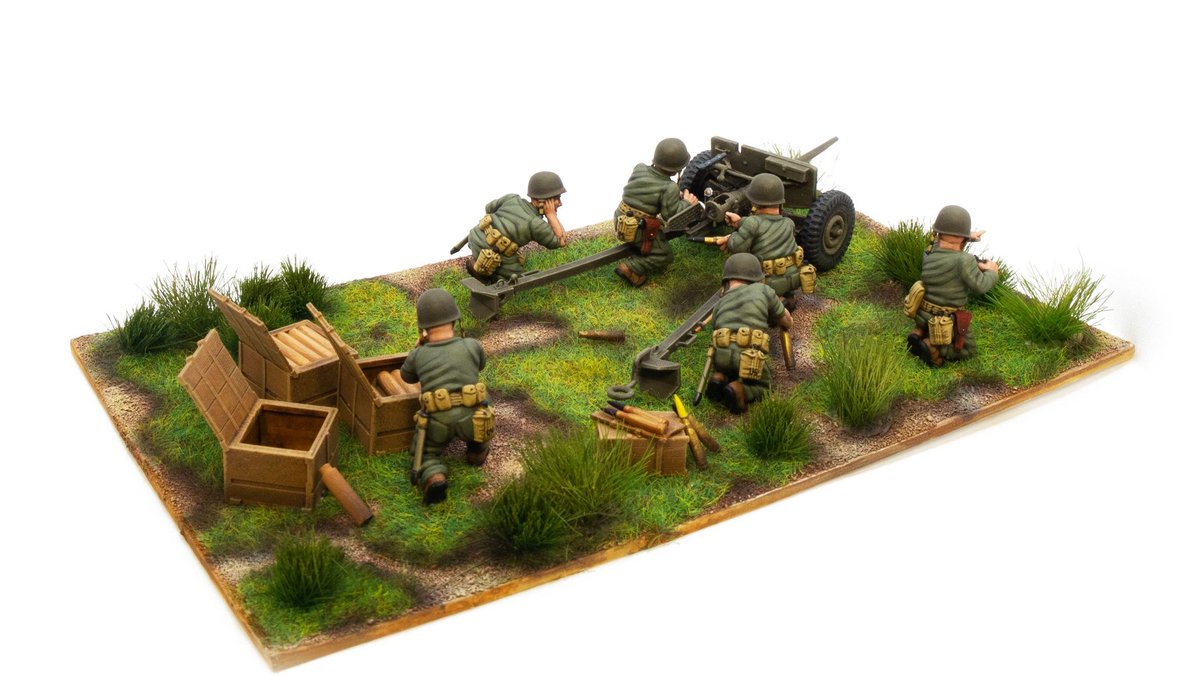 StudioHistoria's tweet photo. Check out the M3 37mm AT Gun painted by Andreas for First to Fight: USMC Guadalcanal Campaign. This and over twenty other stretchgoals unlocked with many more to go. 

Join today and get the Early Bird Pricing and bonus Codetalker Team. 
https://t.co/jLSme40GhJ https://t.co/BoAdz2C1lw