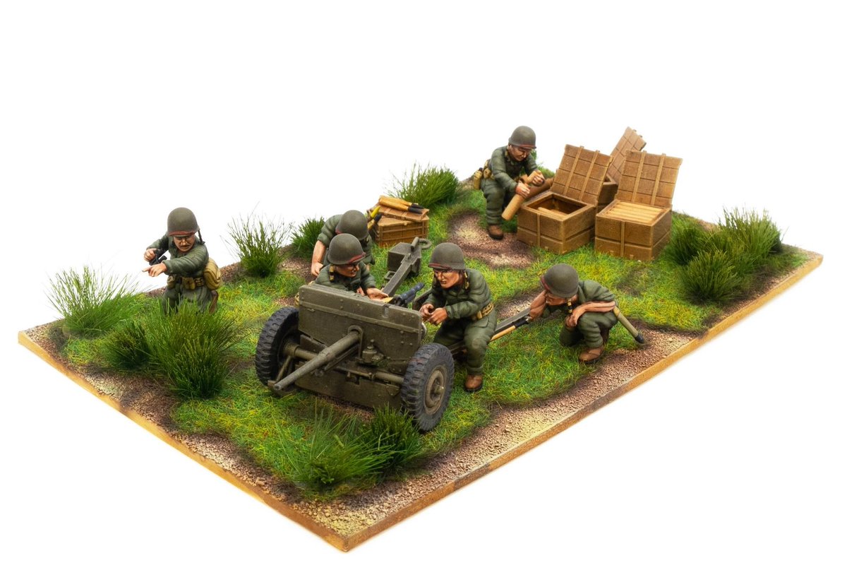 Check out the M3 37mm AT Gun painted by Andreas for First to Fight: USMC Guadalcanal Campaign. This and over twenty other stretchgoals unlocked with many more to go. 

Join today and get the Early Bird Pricing and bonus Codetalker Team. 
kickstarter.com/projects/studi…