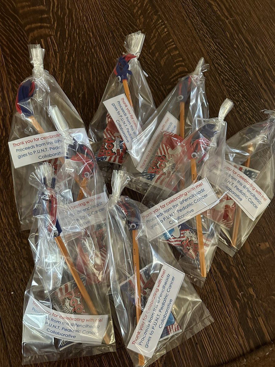 Thank you <a href="/MsLHiller/">Ms Hiller</a> and Pencilheadz! We can’t wait to use these bills themed pencils as birthday favors ❤️💙