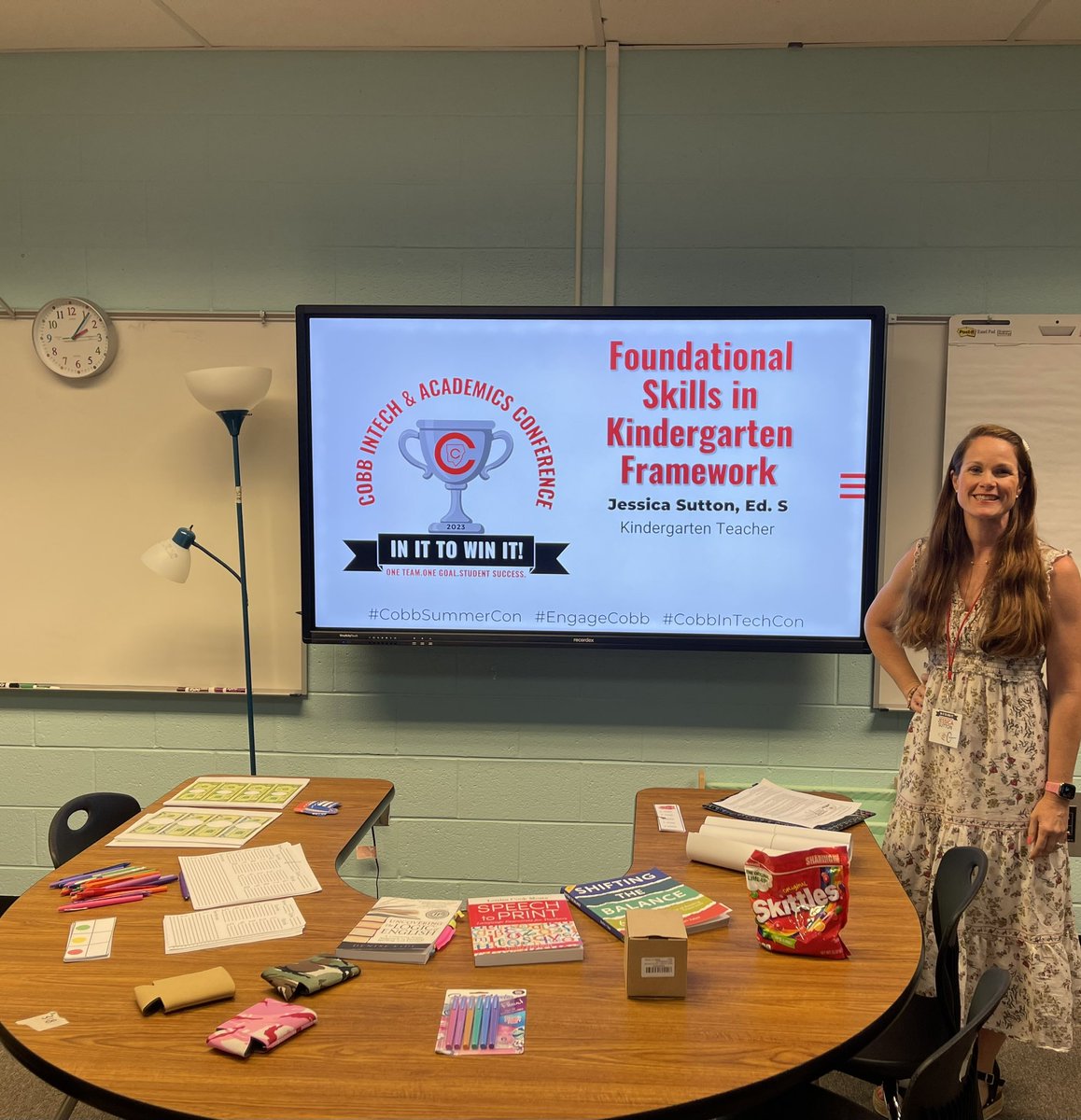 Katie Derman (@katiederman) on Twitter photo Very proud of <a href="/MtnViewES/">Mountain View ES</a> Kindergarten teacher @jessicasutton22 for sharing her extensive instructional knowledge today at the <a href="/CobbSchools/">Cobb County Schools</a> Summer Conference! Very proud of <a href="/MtnViewES/">Mountain View ES</a> Kindergarten teacher @jessicasutton22 for sharing her extensive instructional knowledge today at the <a href="/CobbSchools/">Cobb County Schools</a> Summer Conference!