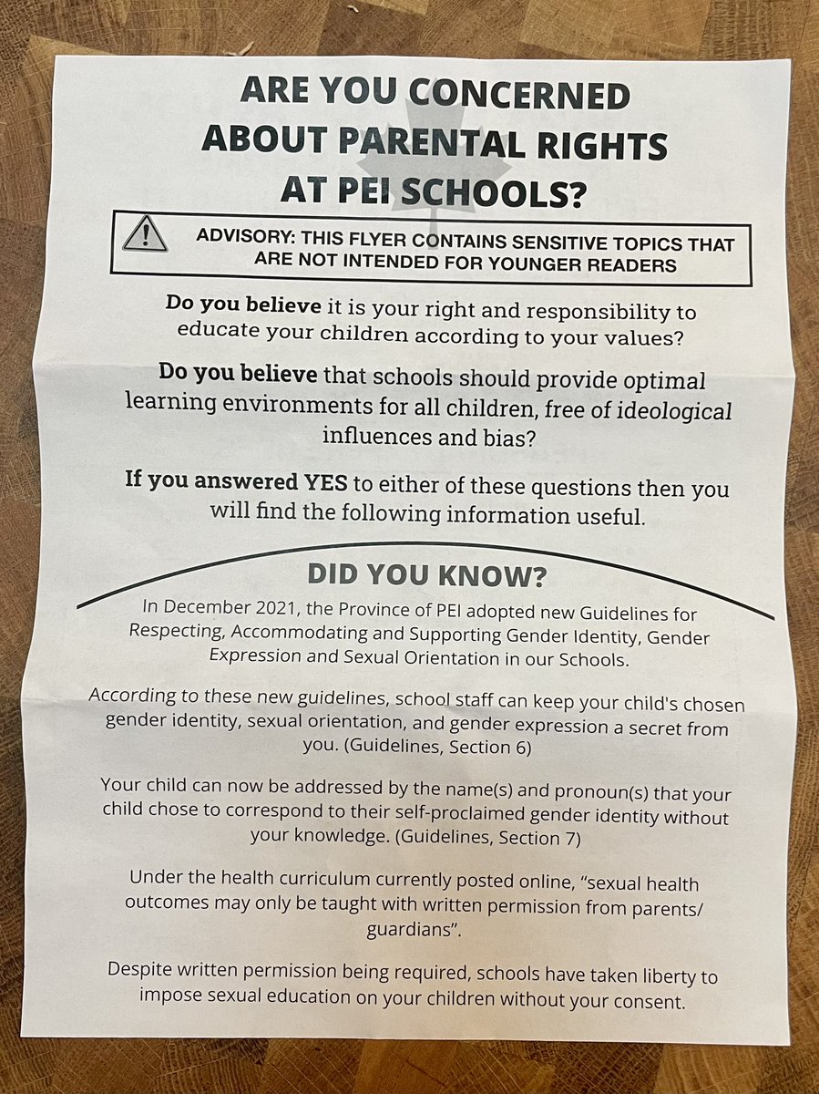 melldover's tweet image. Hey #pei peeps, anyone else get this garbage in their mailbox today? #haters have no place in my home! #bigots #cowards