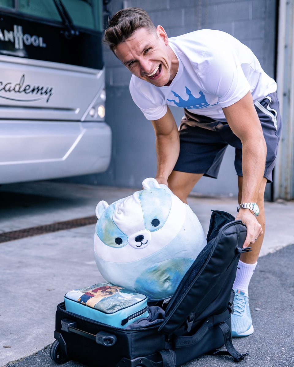 CharlotteFC's tweet photo. Y’all! Westy’s daughter packed him a squishmallow to take with him on his trip 🥺 https://t.co/5tOQvELjSI