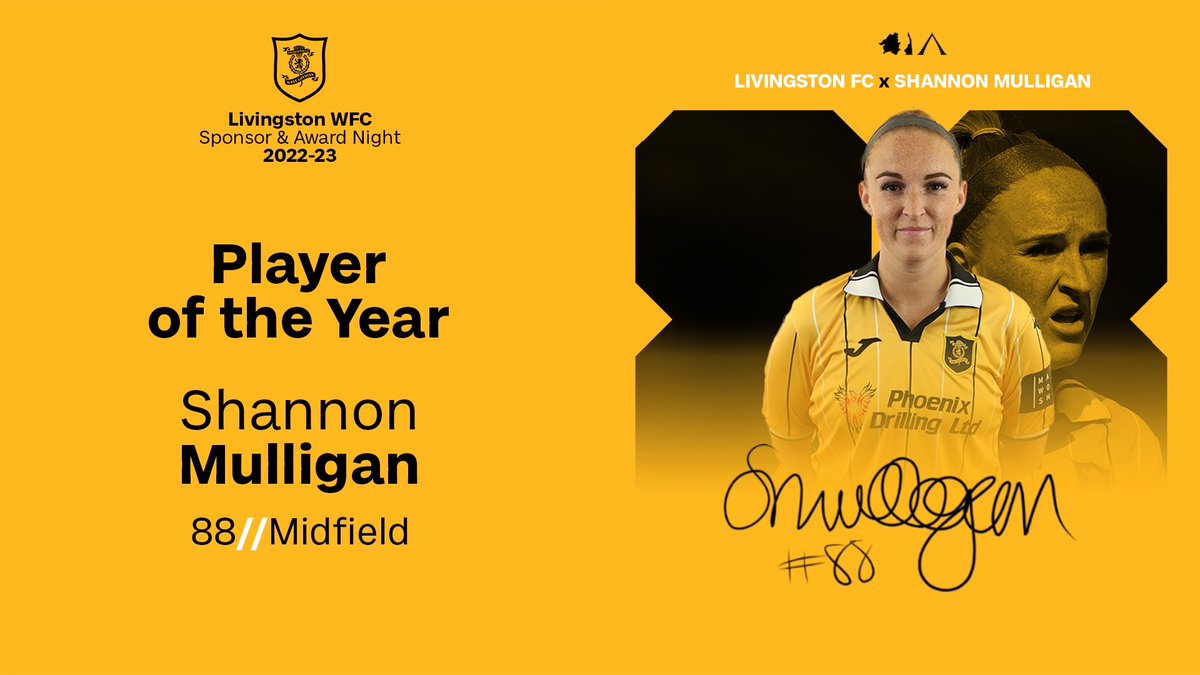 livingstonwfc's tweet photo. Your First Team Player of the Year for 2022-23 goes to Shannon Mulligan presented by Manager Paul Jaconelli!

Well in, Shannon! 👏🏻 https://t.co/ccb8DVzrMo