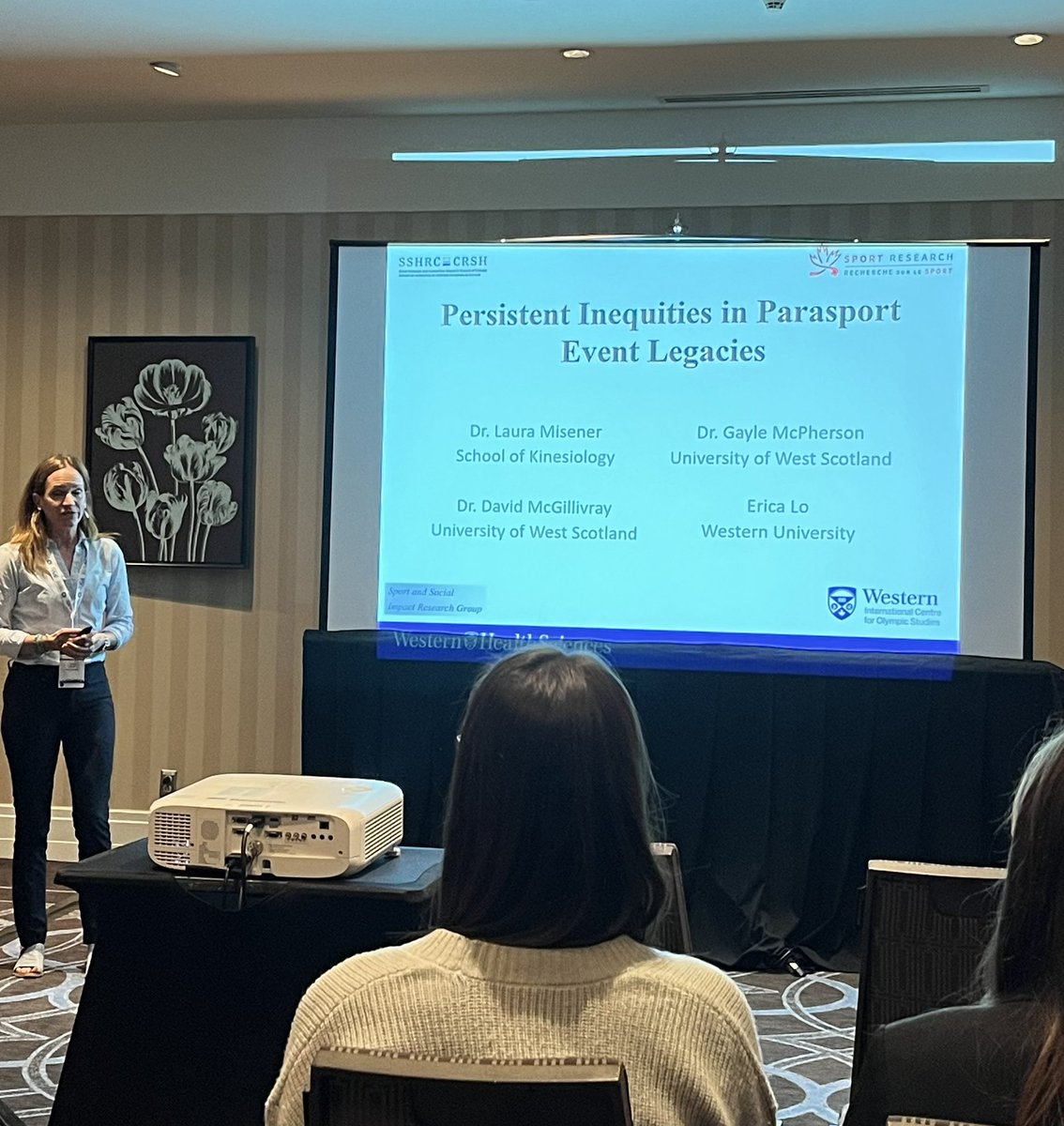 dgmcgillivray's tweet image. Really interesting presentation by our leader @lmisene on ‘Persistent Inequities in Parasport event legacies’ looking deeply into theories of ableism and their association with event leveraging perspectives @EventRights @projectecho2020