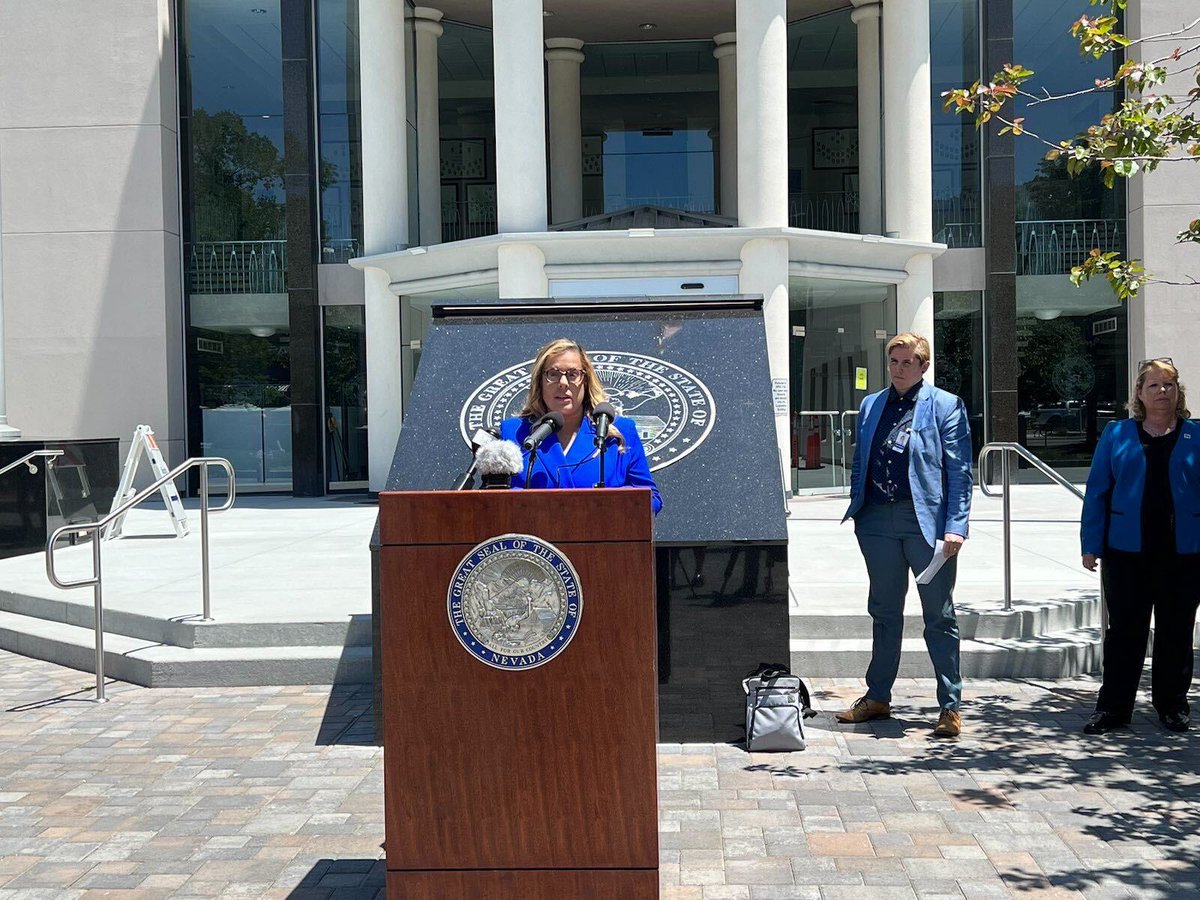 BattleBornProg's tweet photo. "One of the major effects of vetoing #AB520 is the impact it can have on the @NVSOS office," says Emily Persaud-Zamora of @SSV_NV. "The consequences of not having safe, secure, effective elections can be detrimental and make Nevada a laughingstock." #NVLeg #JoeyVeto #JoeDontKnow https://t.co/czk2JaL8m1