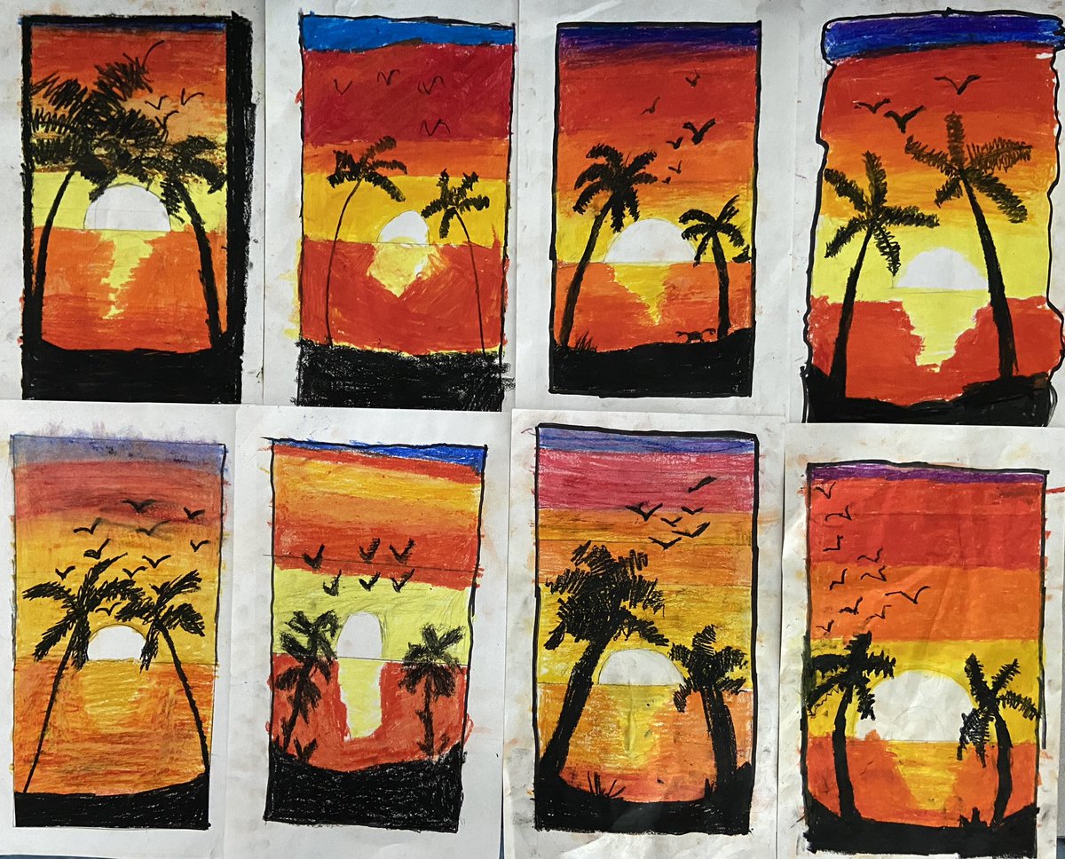 mrs_persaud's tweet photo. Battling the heat wave dreaming about a beach vacation!
.
.
.

#grade6 #grade6art #beachart #art #grade6teacher #mspersaudsclassroom https://t.co/M95ciYtHvz
