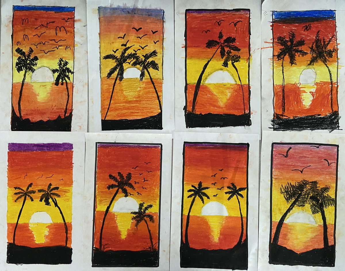 mrs_persaud's tweet photo. Battling the heat wave dreaming about a beach vacation!
.
.
.

#grade6 #grade6art #beachart #art #grade6teacher #mspersaudsclassroom https://t.co/M95ciYtHvz