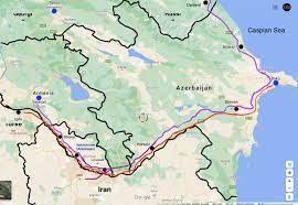 BayramovMP's tweet photo. Transport communication between #Azerbaijan & #Armenia is restored for the first time after 33 years. Today in Moscow, the parties reached a general agreement on the restoration of the #railway connection on the Arazdeyan-Julfa-Ordubad-Mehri-Horadiz route.  May it bring lasting #peace to the Caucasus.