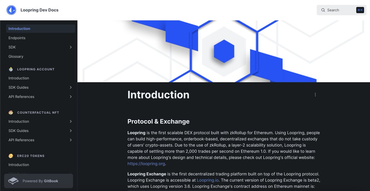 loopringorg's tweet photo. Interested in integrating Loopring L2's SDK or APIs, but not sure where to start?

We have a new home for all things Loopring Protocol. Check it out for all the docs and guides you need 🤓💙👇

⚡️https://t.co/tUVC3gYPrf https://t.co/d8dyUjTVsp