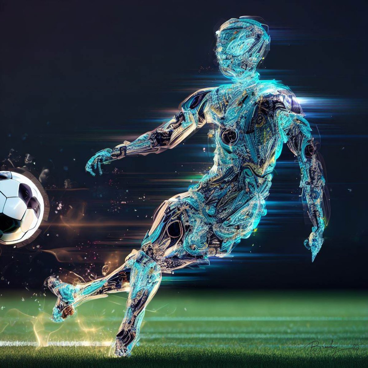 Broochey's tweet image. Transcendent Soccer Player:
I’ve been thinking about #transcendence of late and researching what a world with only #transcendent beings would look like, I discovered that a transcendent soccer players will never be a thing, unfortunately.
In a world where only, transcendent