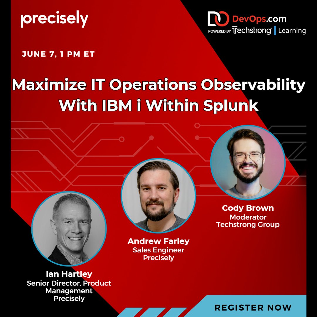 Discover how the integration of IBM i with Splunk can revolutionize your #IT operations. Learn from the best as they guide you through proven strategies to maximize observability and drive real-time decision-making. Learn more its FREE bit.ly/3qsiQpC

#DevOps #ITOps