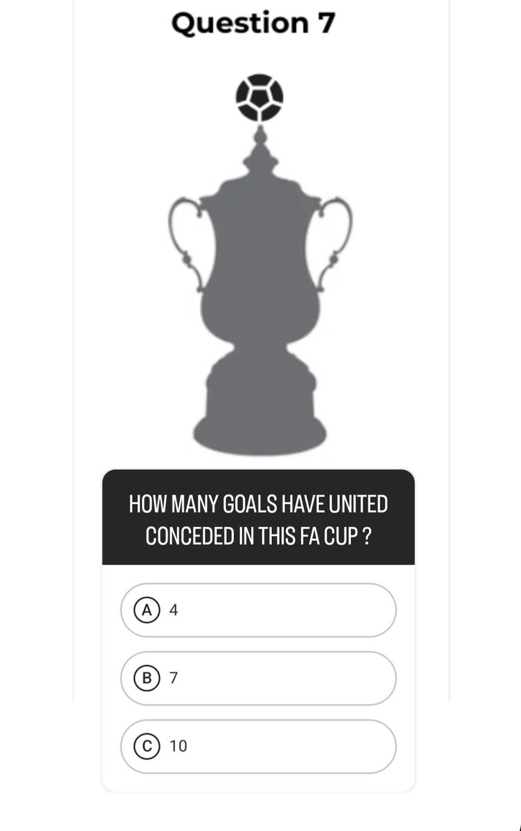 Question 7: how many goals have United conceded this season ?