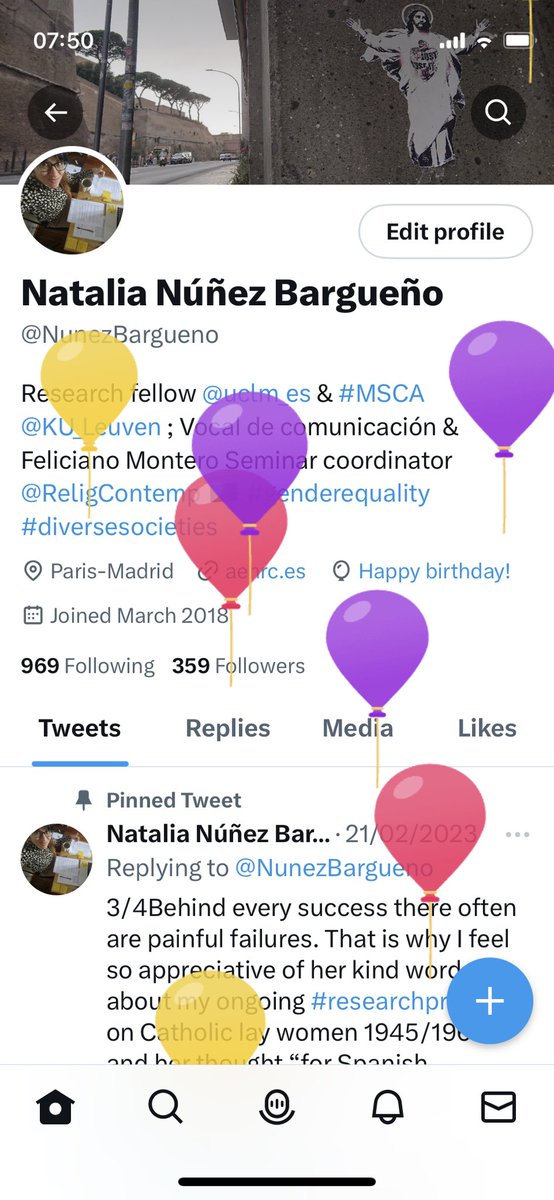 NunezBargueno's tweet photo. Long and wonderful birth (and second conference) day!   Thanks everyone who took some time to celebrate life (and academia) with me today!  🎂👩🏽‍🎓🥳 #turning45 #birthday #academiclife  #GrootBegijnhof 😍 https://t.co/D2JxrZYuVH