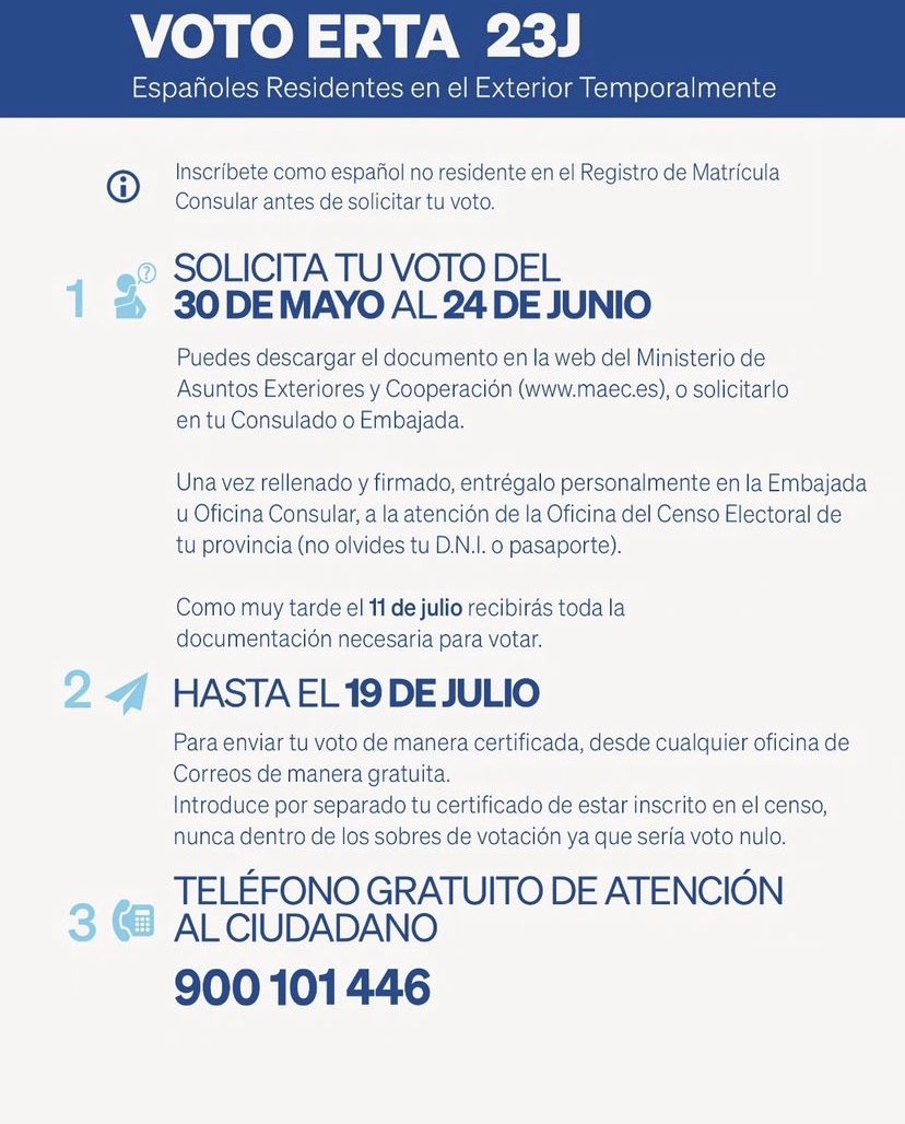 PPBizkaia's tweet photo. 📣📣recuerda el 23 julio es imprescindible tu voto al @ppopular 
📣📣En tus sedes a pie de calle de Bilbao, Getxo, Ermua, Portugalete y Barakaldo te ayudamos en los tramites. https://t.co/WAqnRH7Oby