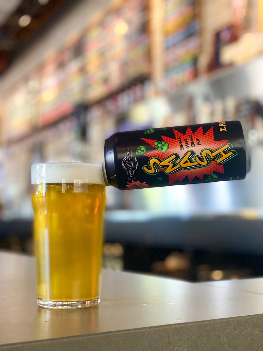 tenayacreek's tweet photo. 🚨 It’s here the S.M.A.S.H. IPA (6.2%)🍺, Single Malt- Pale, Single Hop- Strata on draft and 16oz cans! Come down and grab a 4pk &amp; a limited SMASH💥 shirt for $35! #smashipa https://t.co/ulO8i7BwUk