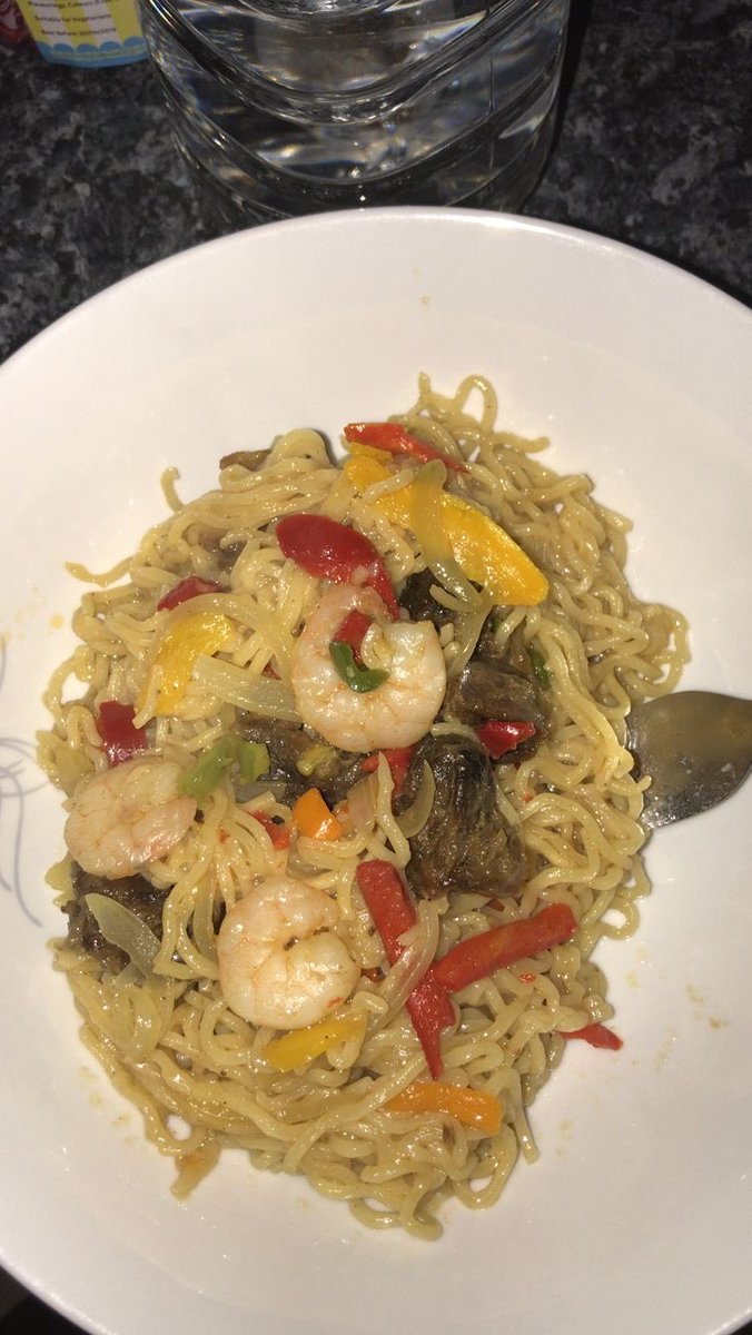 Shrimps in noodles, yes or no?