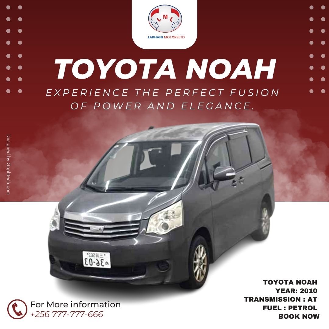 Toyota Noah car is available 
For booking and details, contact us at
+256 777-777-666
.
.
.
.
.
.
#lakhanimotors #carforsale #carsdaily #carstagram #carlifestyle #carlovers #mercedes #mycar #newcar #buycar #salecar #toyotalife #toyota #reel #instadaily #kampala #kampalanı