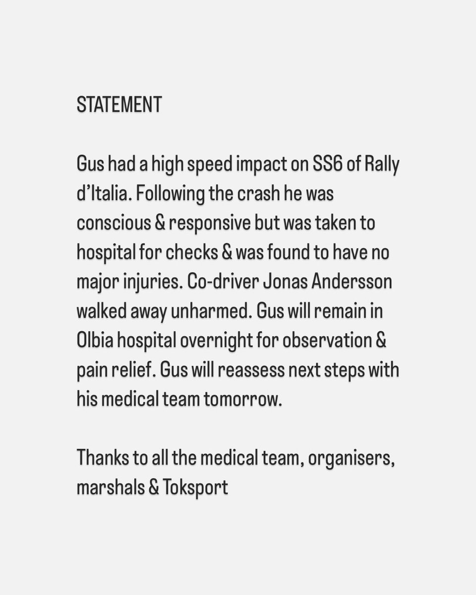 Gus Greensmith (@greensmithgus) on Twitter photo 