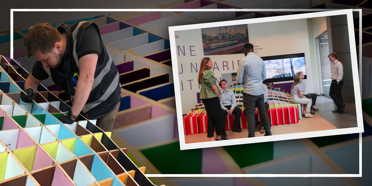 In celebration of #PrideMonth, we are hugely proud to have helped bring to life <a href="/MaceGroup/">Mace</a>’s "Our Pride Unity Installation".
 
It is a beautiful and powerful symbol of this year’s theme - Unity, and we are honoured to have been a part of it.
 
#TakePride #Pride