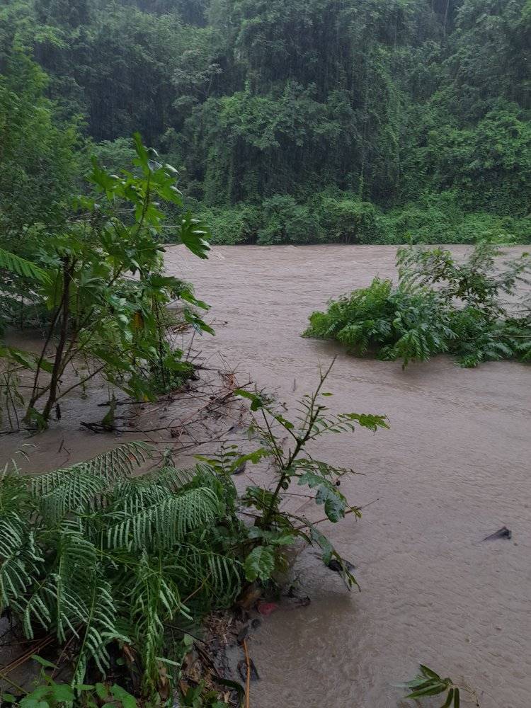 lazarito89sitvc's tweet photo. Intensas lluvias en municipios de #SantiagodeCuba dejan incomunicadas varias comunidades. Los reportes de mayor severidad de precipitaciones los recibimos desde #Guamá y #TecerFrente. @CanalCaribeCuba https://t.co/mIZEHFbpBW