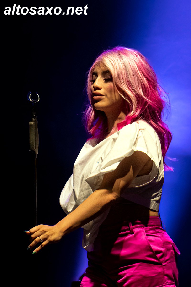 Kirstin Maldonado of the a cappella group Pentatonix performs live at Palazzetto dello Sport in Vigevano, Italy on May 25, 2023. #Pentatonix #ptx #KirstinMaldonado 
ALTOSAXO Music Apparel 
altosaxo.net