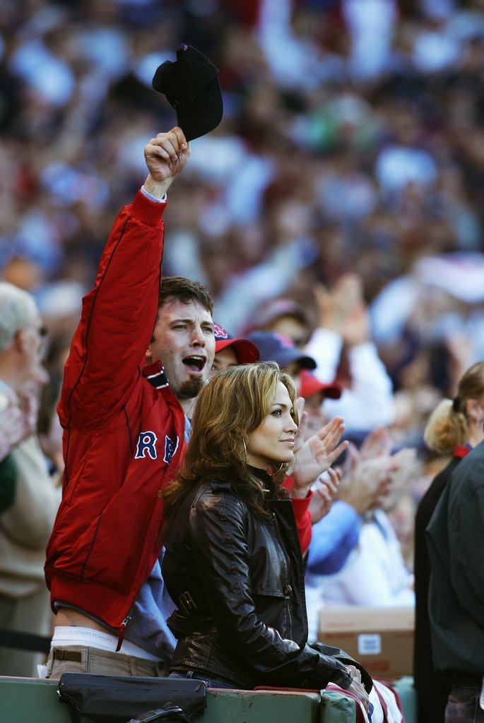 coraz_space's tweet photo. When will we see Bennifer at a Red Sox game again? 😭 https://t.co/9fqhFeUoGF