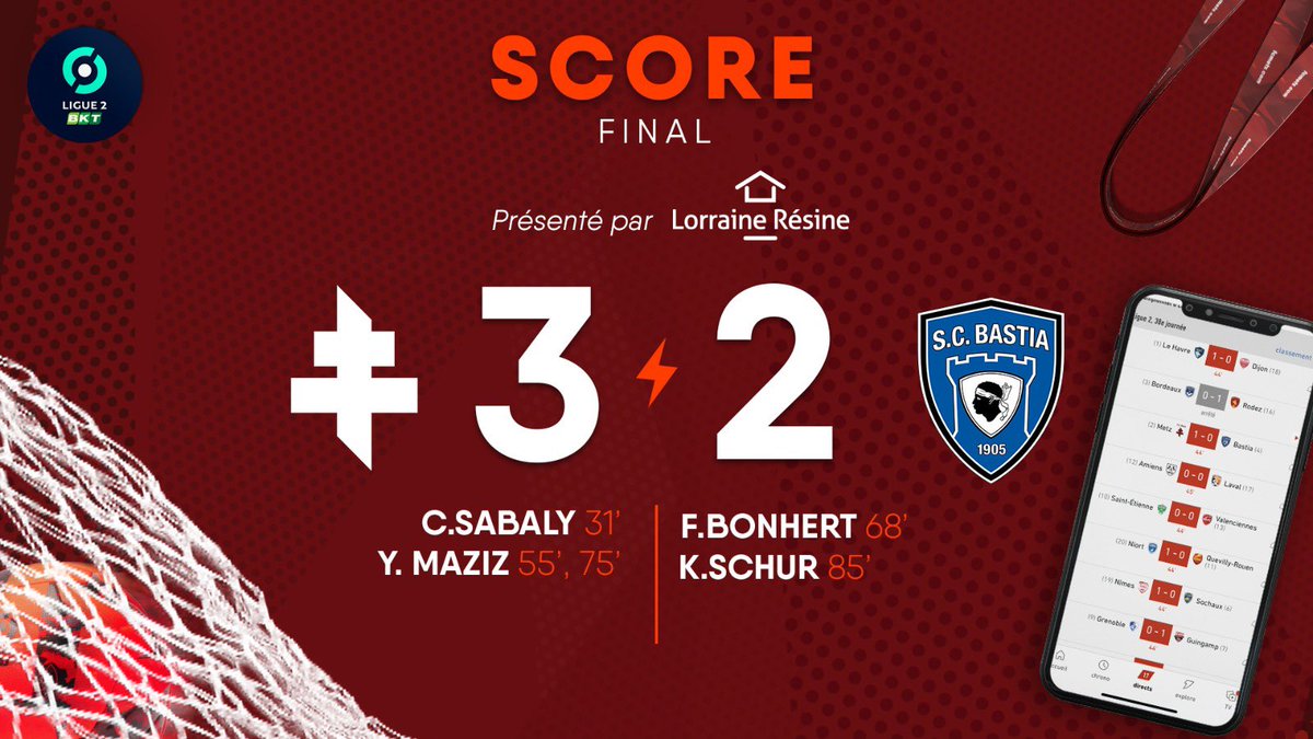 #FCMSCB [ ℙ𝕣𝕠 ]

🔥 Et la saison 2022-2023 se termine par un succès à Saint-Symphorien 😍🇱🇻

Mais on ne connaît toujours pas notre destin ...