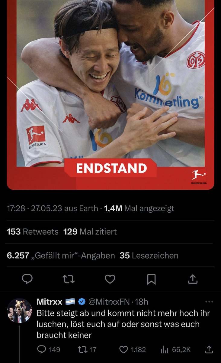 @MitrxxFN @arminia Halt die backen großer hast kein Rederecht