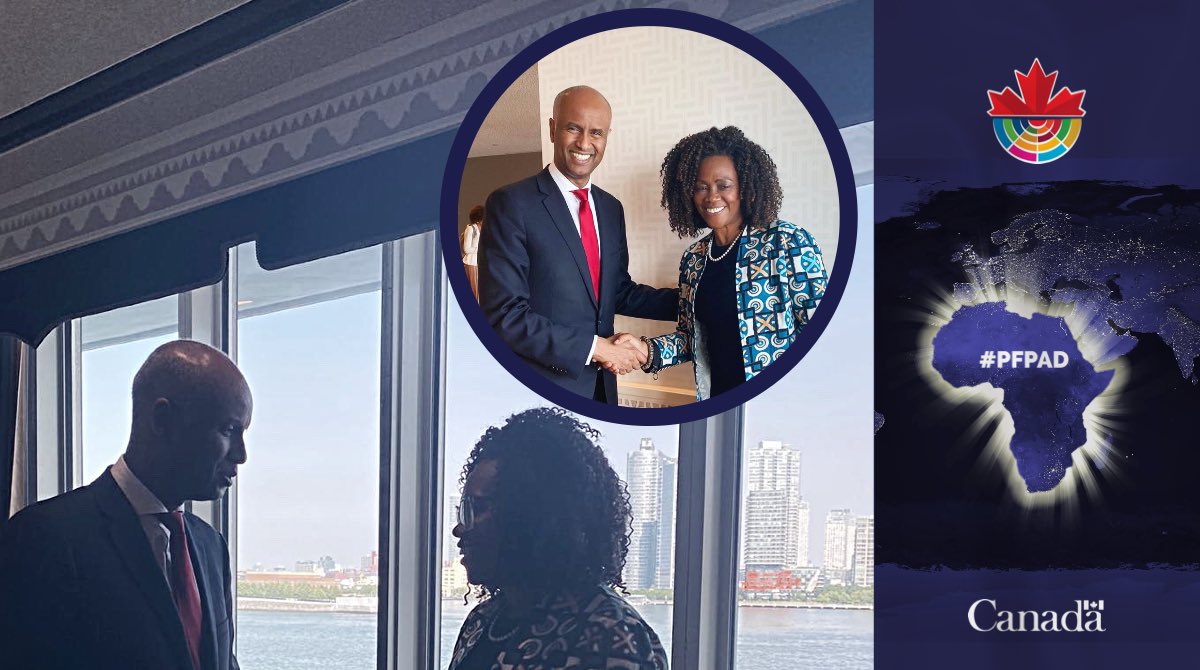 CanadaUN's tweet image. Min. Hussen had a great discussion w/ @epsycampbell, Chair of #PFPAD, where they discussed how to make the Forum a stronger &amp;amp; long-lasting institution for multilateral efforts to advance the rights of people of African descent. We look forward to working w/ her in future sessions