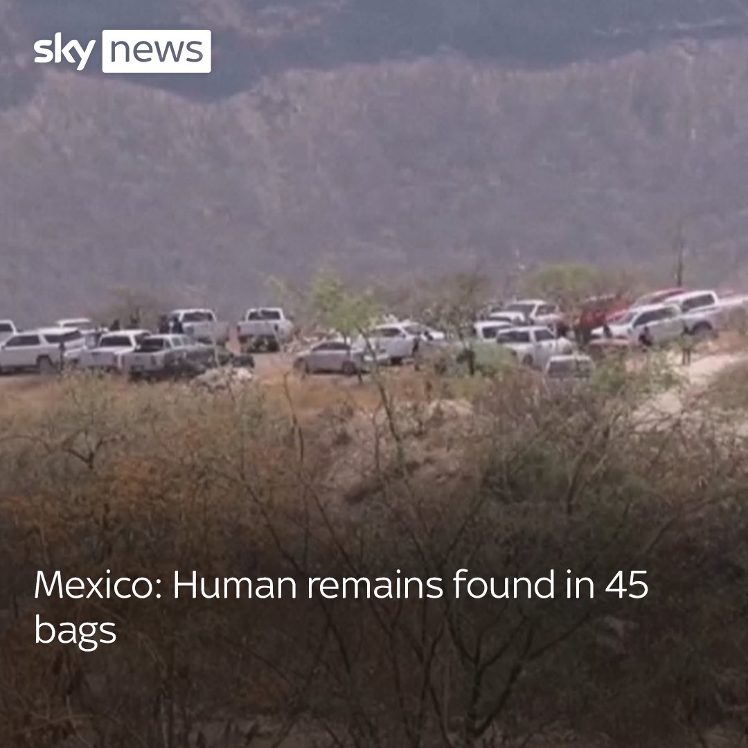 Sky News on Twitter "Fortyfive bags containing human remains have