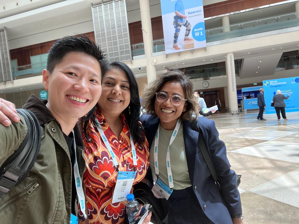 Sandhya (Urvashy) Gopaul (@drgopaulsandhya) on Twitter photo Here's to Day 1 of #WorldPhysio2023 in Dubai. Always exciting to meet <a href="/KhimKwah/">Li Khim KWAH</a> @sthilarajahl #WSOFutureLeadersAlumni Here's to Day 1 of #WorldPhysio2023 in Dubai. Always exciting to meet <a href="/KhimKwah/">Li Khim KWAH</a> @sthilarajahl #WSOFutureLeadersAlumni