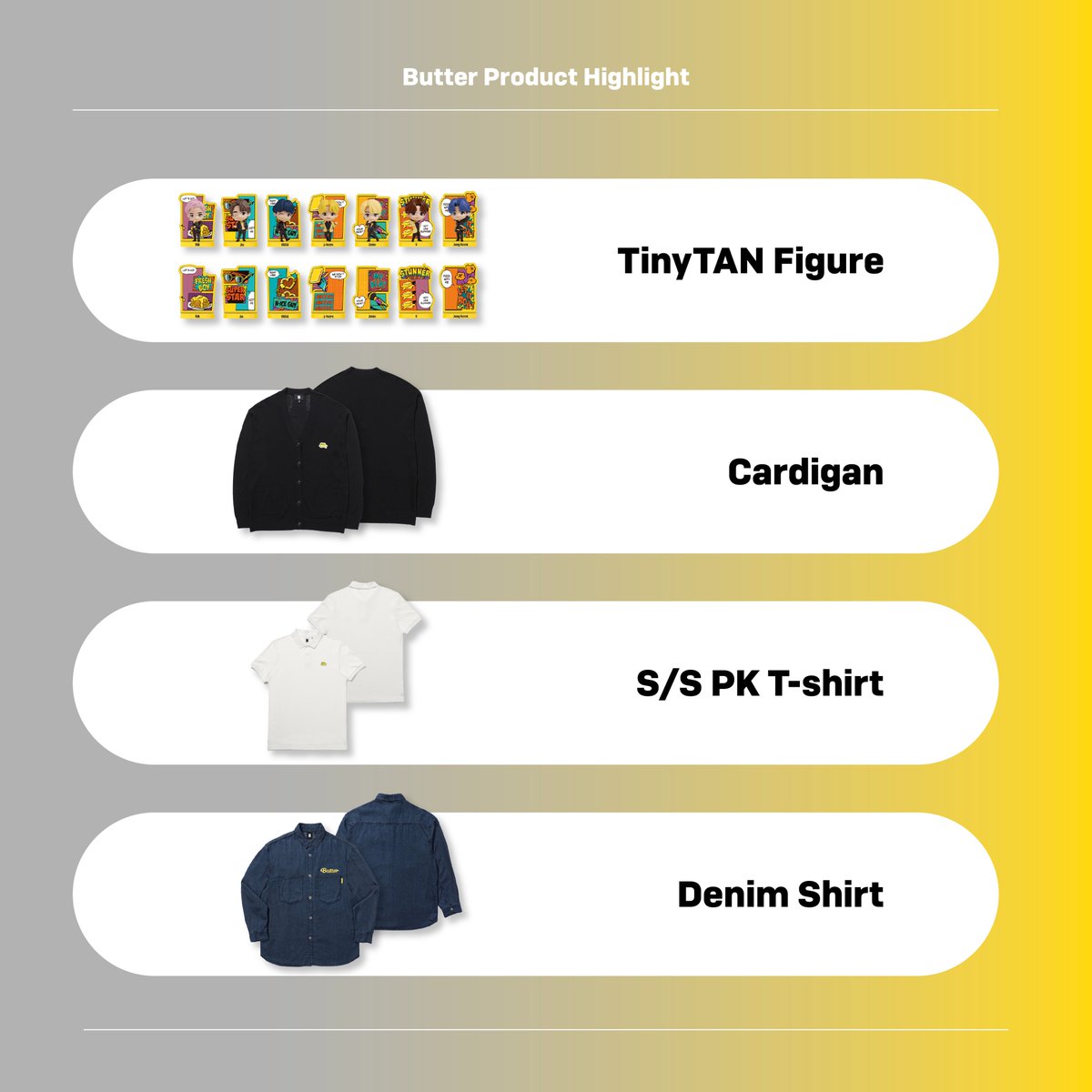 thepopupcloud's tweet photo. BTS POP-UP : SPACE OF BTS in LOS ANGELES

Smooth like what? Introducing the Butter merch 🧈

🔗 https://t.co/fYwPYFg7aA
📆 ~ June 30, 2023
#BTS #SPACE_OF_BTS #LA https://t.co/pXZ1UX7q0M