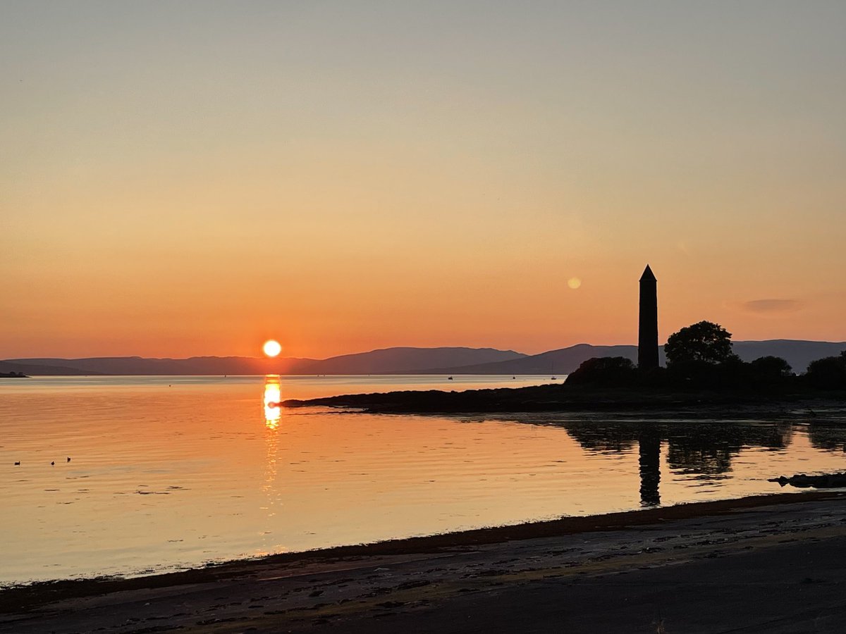 Good night from Largs.