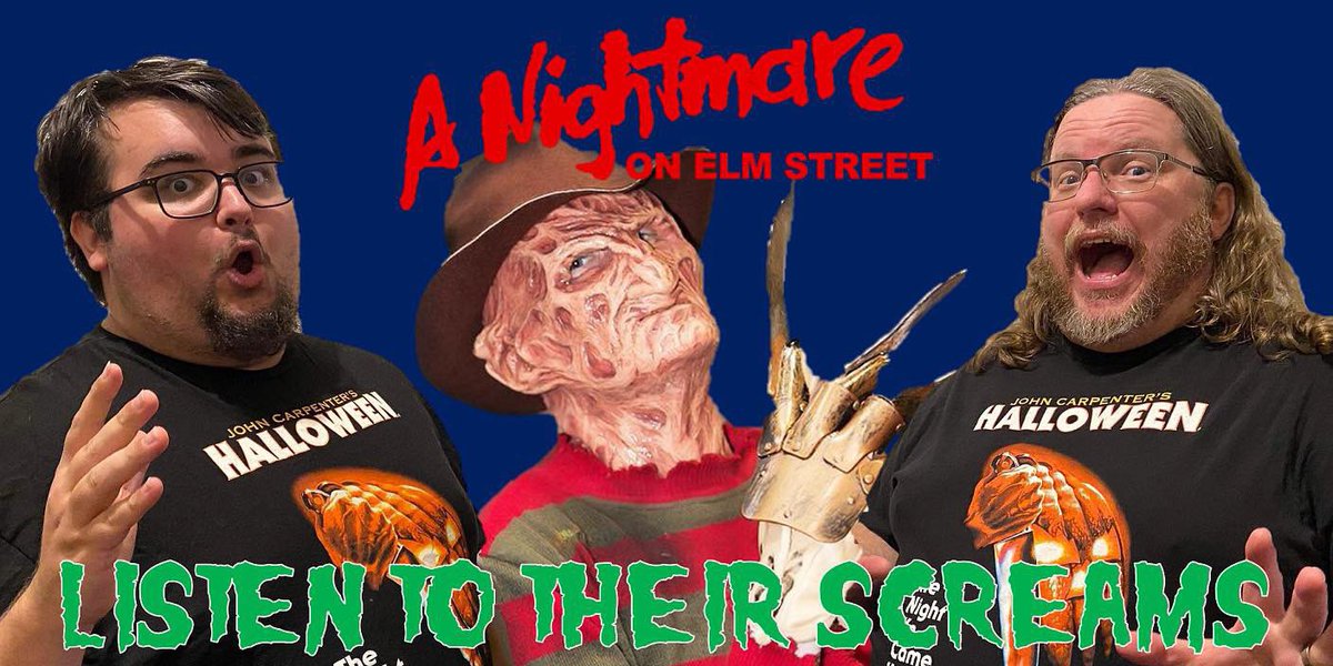 😱 Go and listen to our #NightmareOnElmStreet review episode

🎃 SPOTIFY: open.spotify.com/episode/1JLfsX…

👹APPLE: podcasts.apple.com/us/podcast/lis…

#Listen2Screams #Podcast
#FreddyKrueger #RobertEnglund