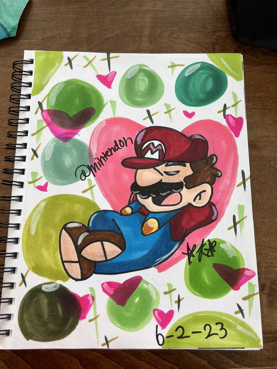mintendoh's tweet photo. Working on Mario is fun for sure just gotta adore him he is so sleepy
#supermario #mario #SuperMarioBros #Nintendo #art #sketch #drawing #fanart #artist #SuperMarioBrosMovie #ArtistOnTwitter #nintendoart #supermariofandom https://t.co/tob0hUid3d