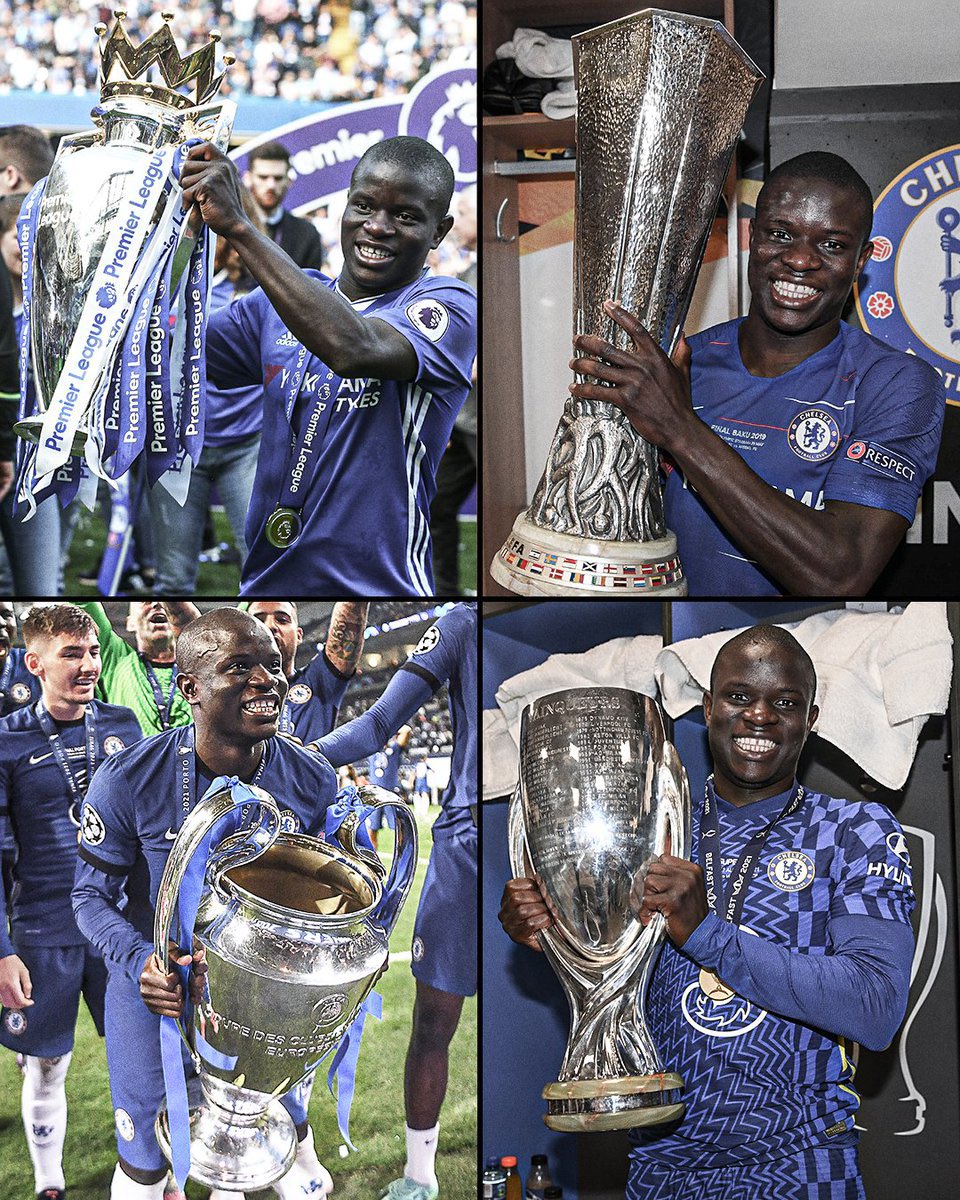 Retweet is Kante is a Chelsea legend