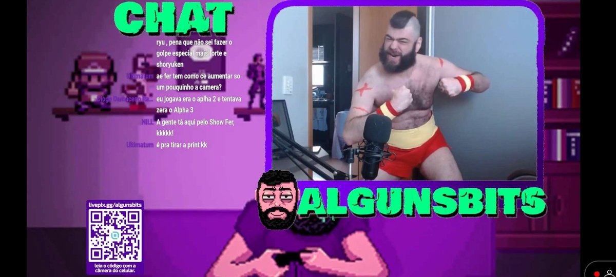 AlgunsBits's tweet photo. A Live de hoje foi apresentada pelo ZANGIEF DE RODIZIO BRASILEIRO, SF6 ta bem delicia de jogar, e amanha tem mais! https://t.co/b279V10Ekj