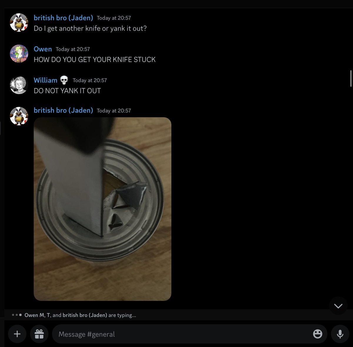 orangex733's tweet photo. dont let seniors discord around knives 🧵 https://t.co/SUplfOYkts
