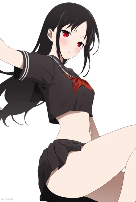 Kaguya, but Shirogane chose her clothes 