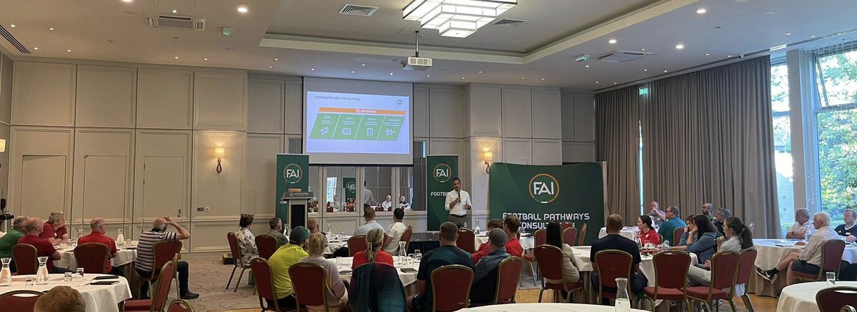A good week in Sligo and Dundalk. 13/18 workshops delivered. Wexford, Waterford and Carlow next week for more views and opinions on Irish Football. Online county workshops to be announced shortly and please fill out the digital survey surveymonkey.com/r/68GKP8M #footballpathways