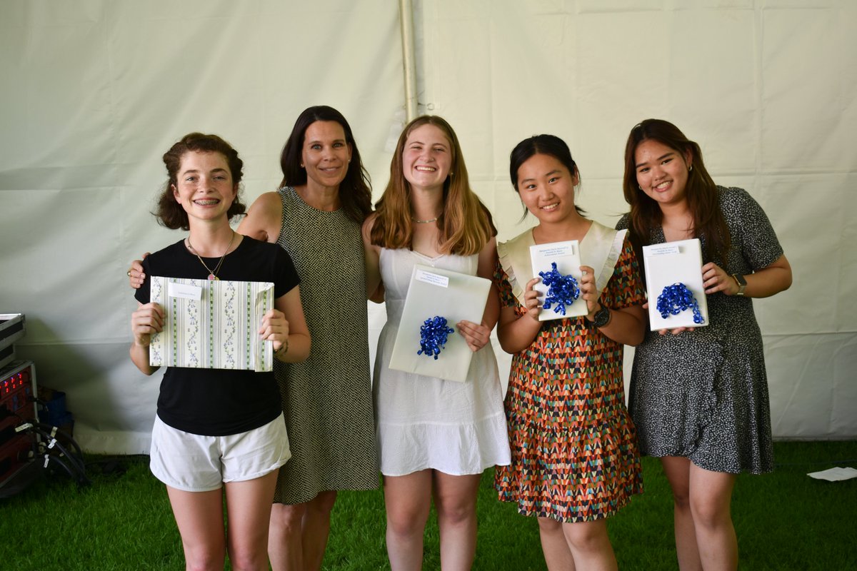 The DH community gathered under the tent for a Class Day that honored both US and MS student achievements of the 2022-23 school year. The ceremony celebrates excellence in academic disciplines, athletics, performing and visual arts, leadership, community service, and citizenship.