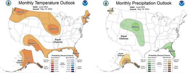 KansasWheat's tweet photo. The first month of the 2023 growing season (April) was a dry one across the state of Kansas.  Check out this article for a more in-depth survey of state precipitation since April 1, including comparisons to last year and predictions as we look ahead: https://t.co/eJQtQbInAw https://t.co/PT4OuKnHF3