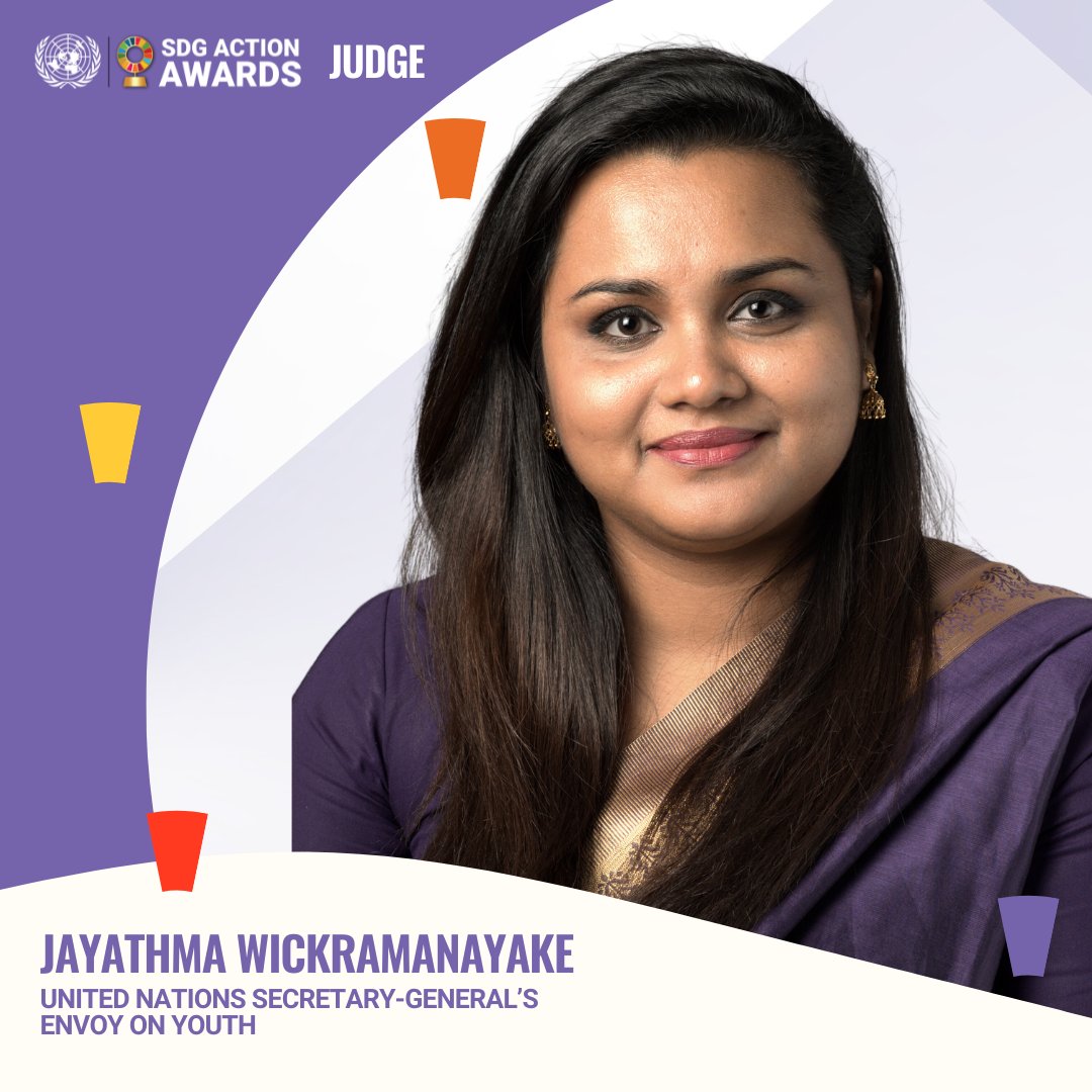 I'm delighted to join the panel of judges for the 2023 <a href="/UN/">United Nations</a> #SDGAwards 🙌

Looking forward to recognizing and celebrating individuals — especially young changemakers — and initiatives that are making a real impact on the ground 🏆 sdgactionawards.org/judges/

#Act4SDGs <a href="/SDGaction/">UN SDG Action Campaign</a>