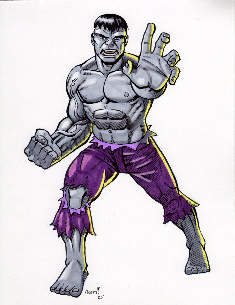 Reposting this one bc I really like it. Need to find the time to play with my copics more

 #hulk #marvel #avengers #copic #copicart #drawing #comics #comicart