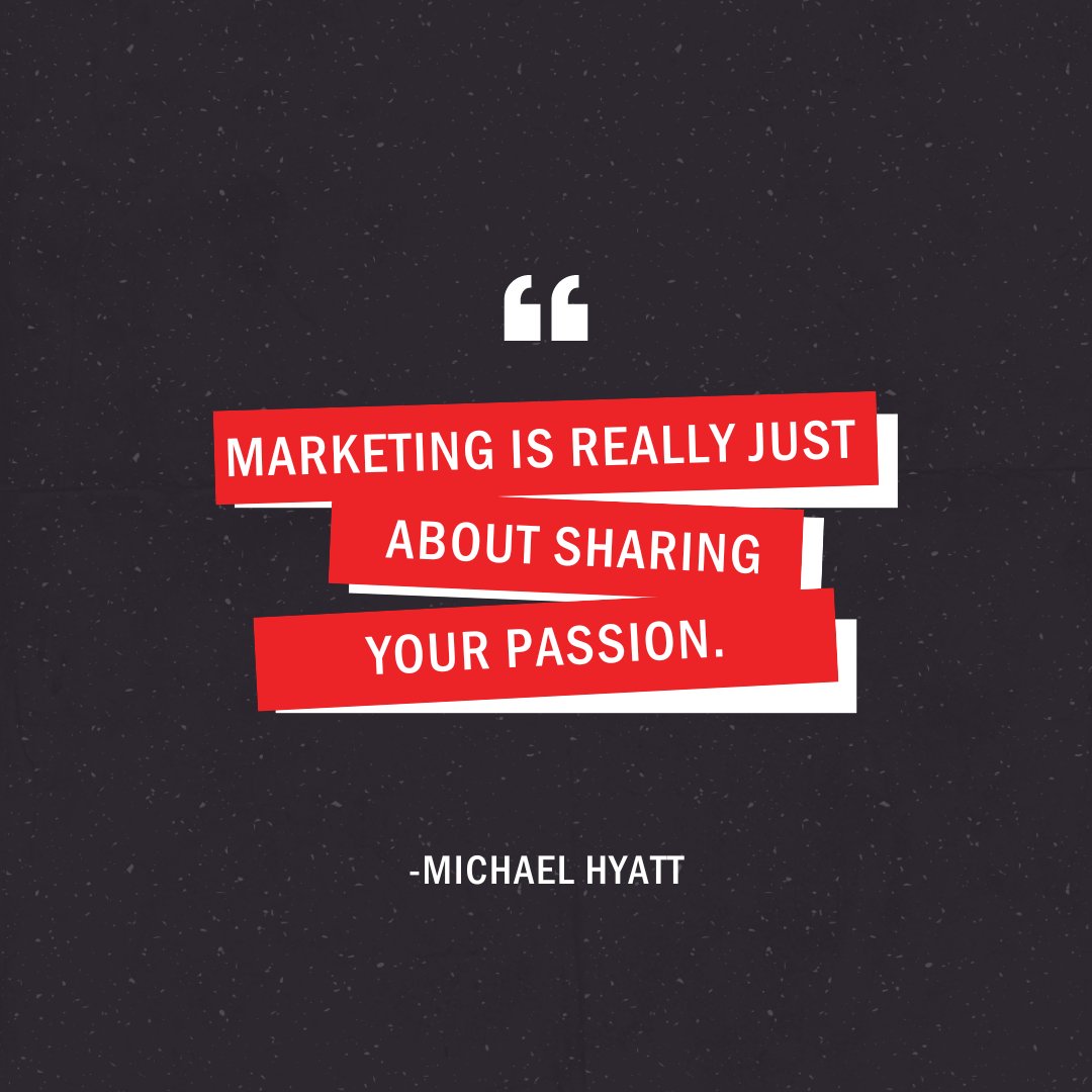 We believe passion is the key to success– do you agree? 🔑 #marketingquote #quoteoftheday #marketing