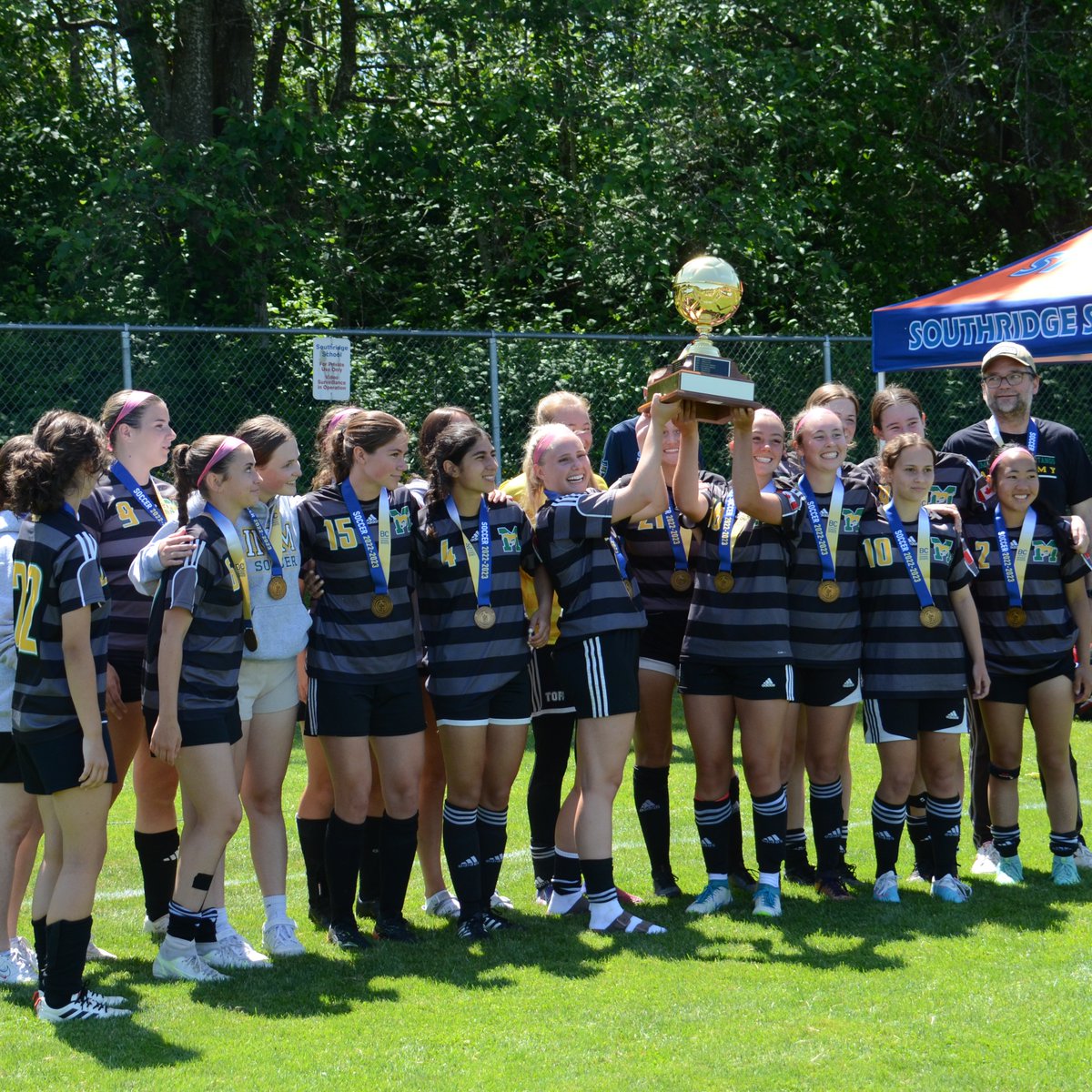 Impressive soccer played throughout the 'A' Girls Soccer Provincials! Congratulations to all teams on their intense competition and spirit! Final standings below:

1st Place: Immaculata
2nd Place: Southridge
3rd Place: Credo

<a href="/BCSchoolSports/">BC School Sports</a>
#BCSSProvincials