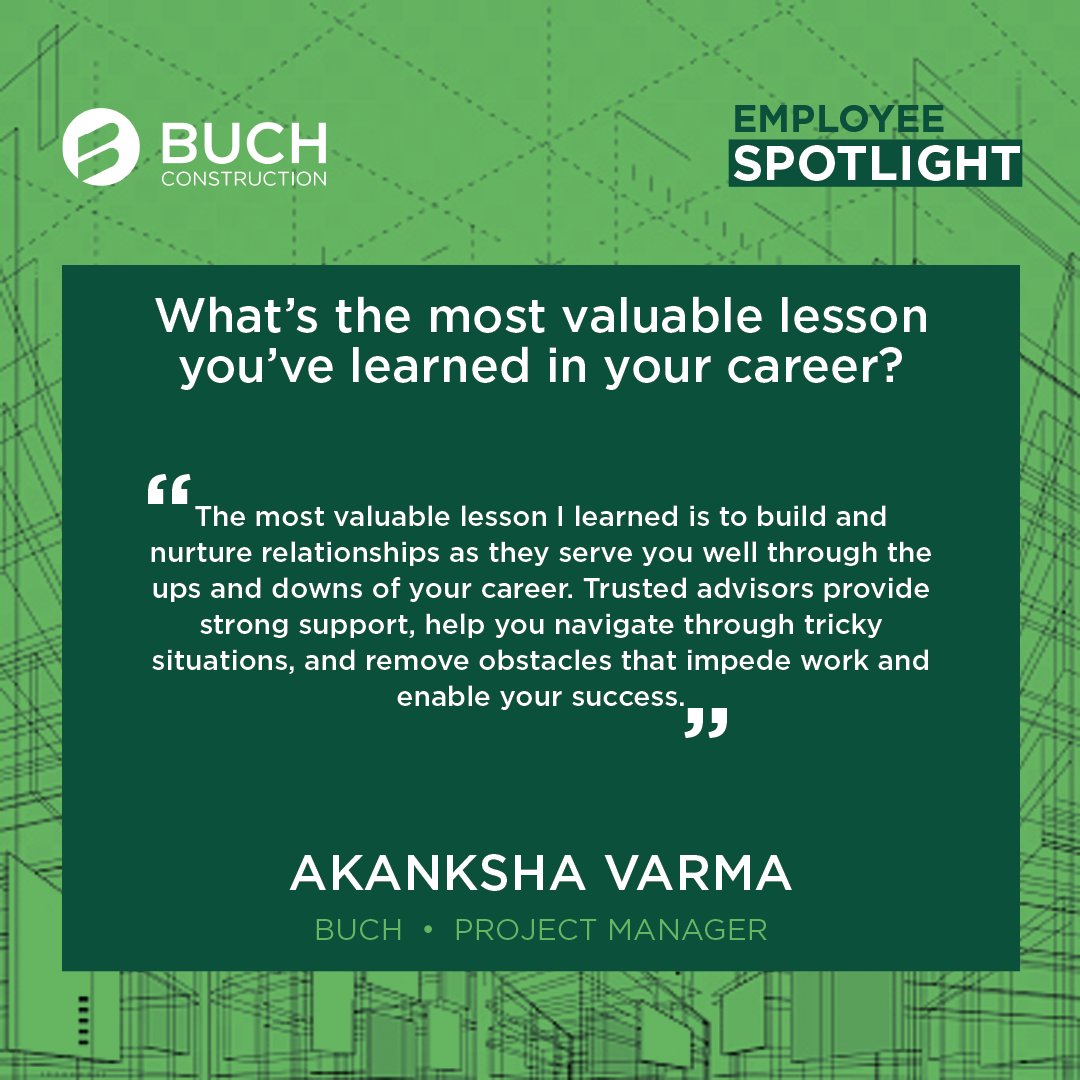 BuchBuilds's tweet image. Meet Akanksha Varma, the driving force behind our successful projects in the Buch New York Office! With her exceptional talents in graphic design, marketing and expanding our business, Akanksha is a true construction industry trailblazer. 
buch.us.com/employee-spotl…