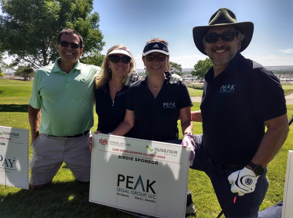 One week to go until the Nusenda UNM School of Law Scholarship Classic! 🐺

Thanks to our Birdie sponsors! Medrano Struck, Jackson Lewis, Baker Hostetler, Peak Legal Group, Spence Law Firm, Batley Family Law, and Modrall Sperling. ⛳️