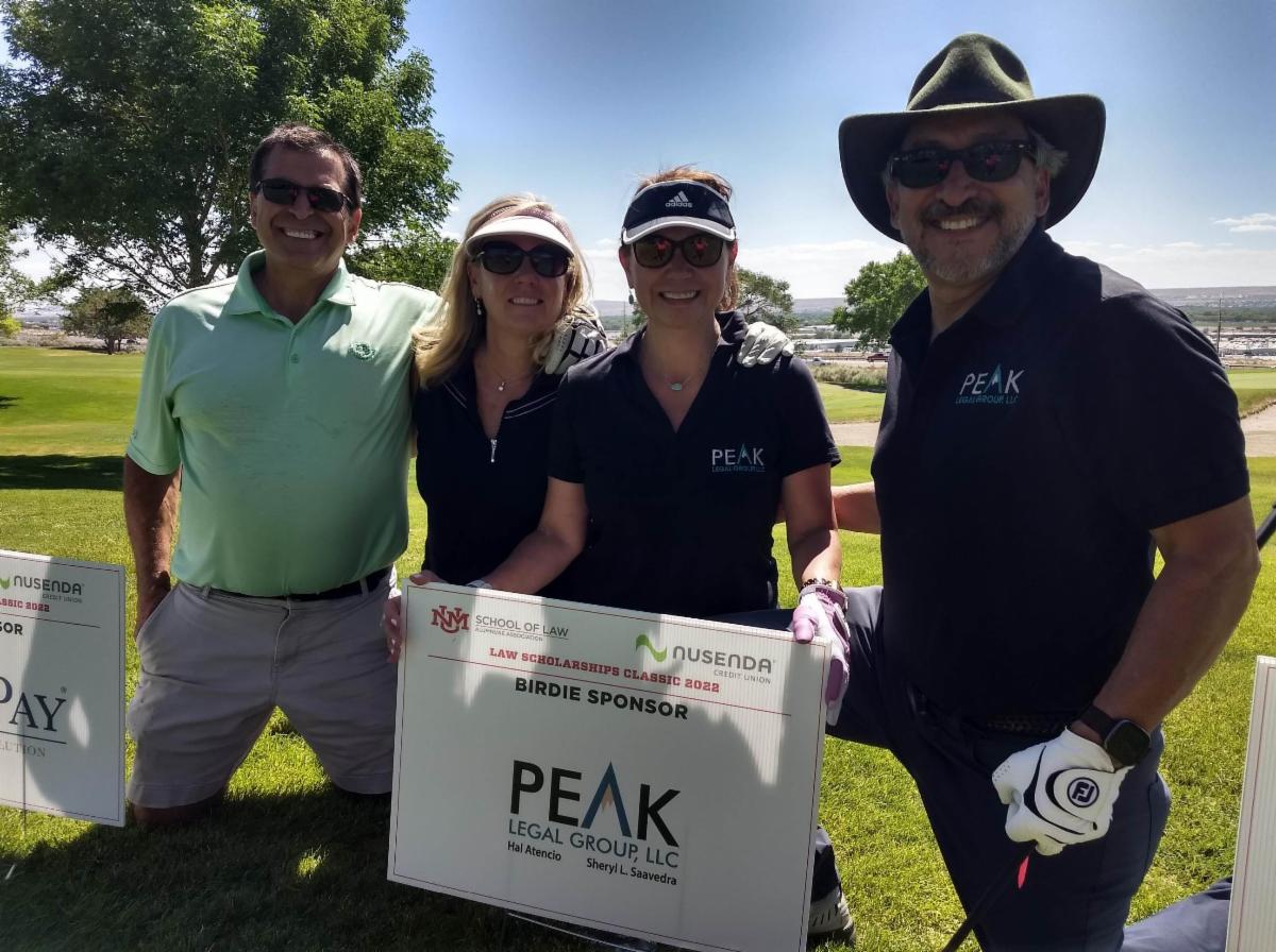 One week to go until the Nusenda UNM School of Law Scholarship Classic! 🐺 Thanks to our Birdie sponsors! Medrano Struck, Jackson Lewis, Baker Hostetler, Peak Legal Group, Spence Law Firm, Batley Family Law, and Modrall Sperling. ⛳️